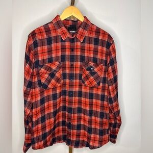 Red Plaid Flannel Shirt